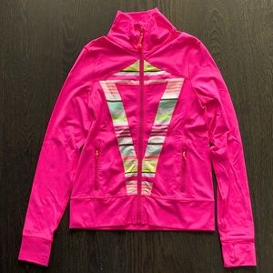 Ivivva girls full zip warm up sweater (size 12)